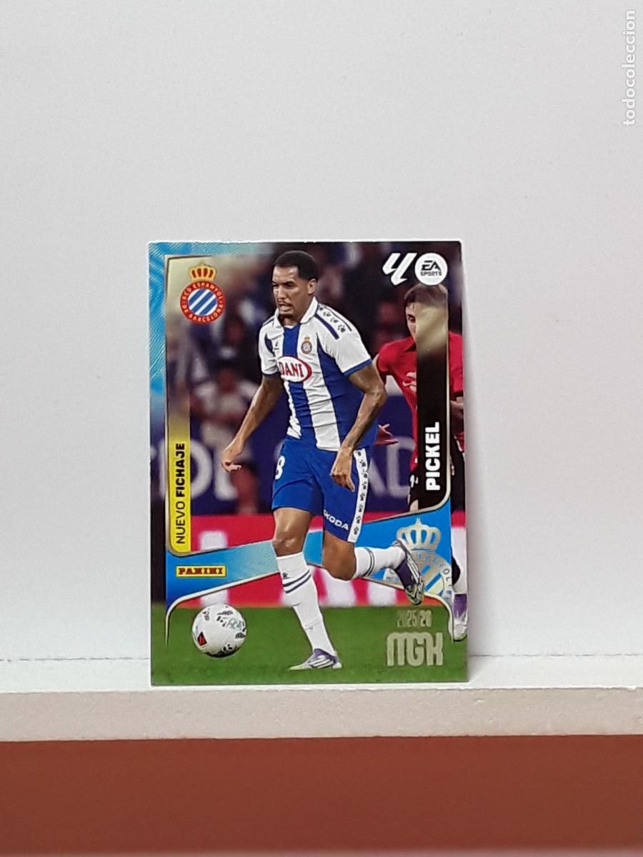 Cromos de F&uacute;tbol: MEGACRACKS 2025 2026 MGK 25 26 ALBUM PANINI LIGA N 496 ESPANYOL TERCERA PICKEL