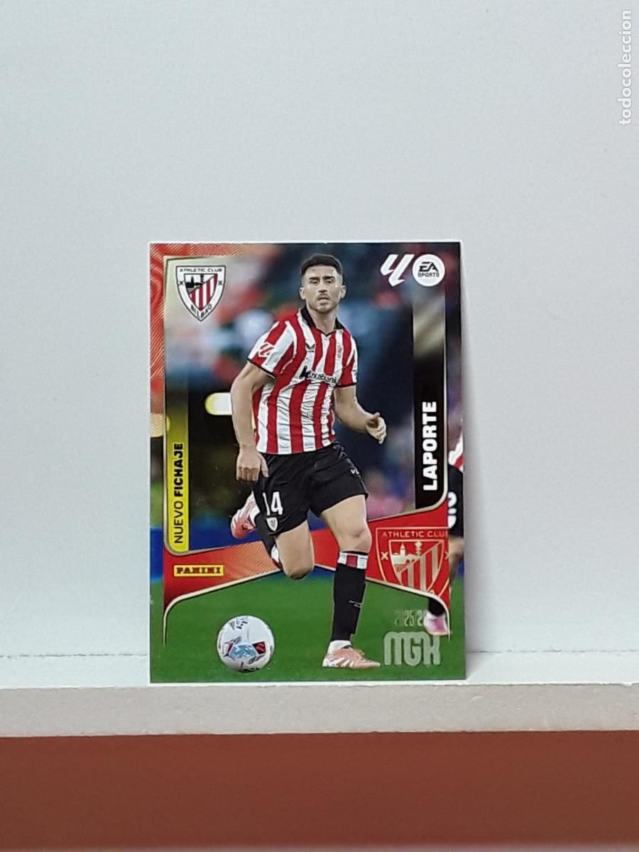 Cromos de F&uacute;tbol: MEGACRACKS 2025 2026 MGK 25 26 ALBUM PANINI LIGA N 500 ATHLETIC TERCERA LAPORTE