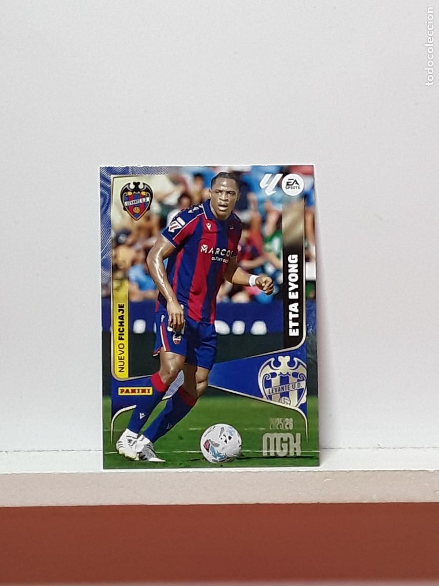 Cromos de F&uacute;tbol: MEGACRACKS 2025 2026 MGK 25 26 ALBUM PANINI LIGA N 501 LEVANTE TERCERA ETTA EYONG