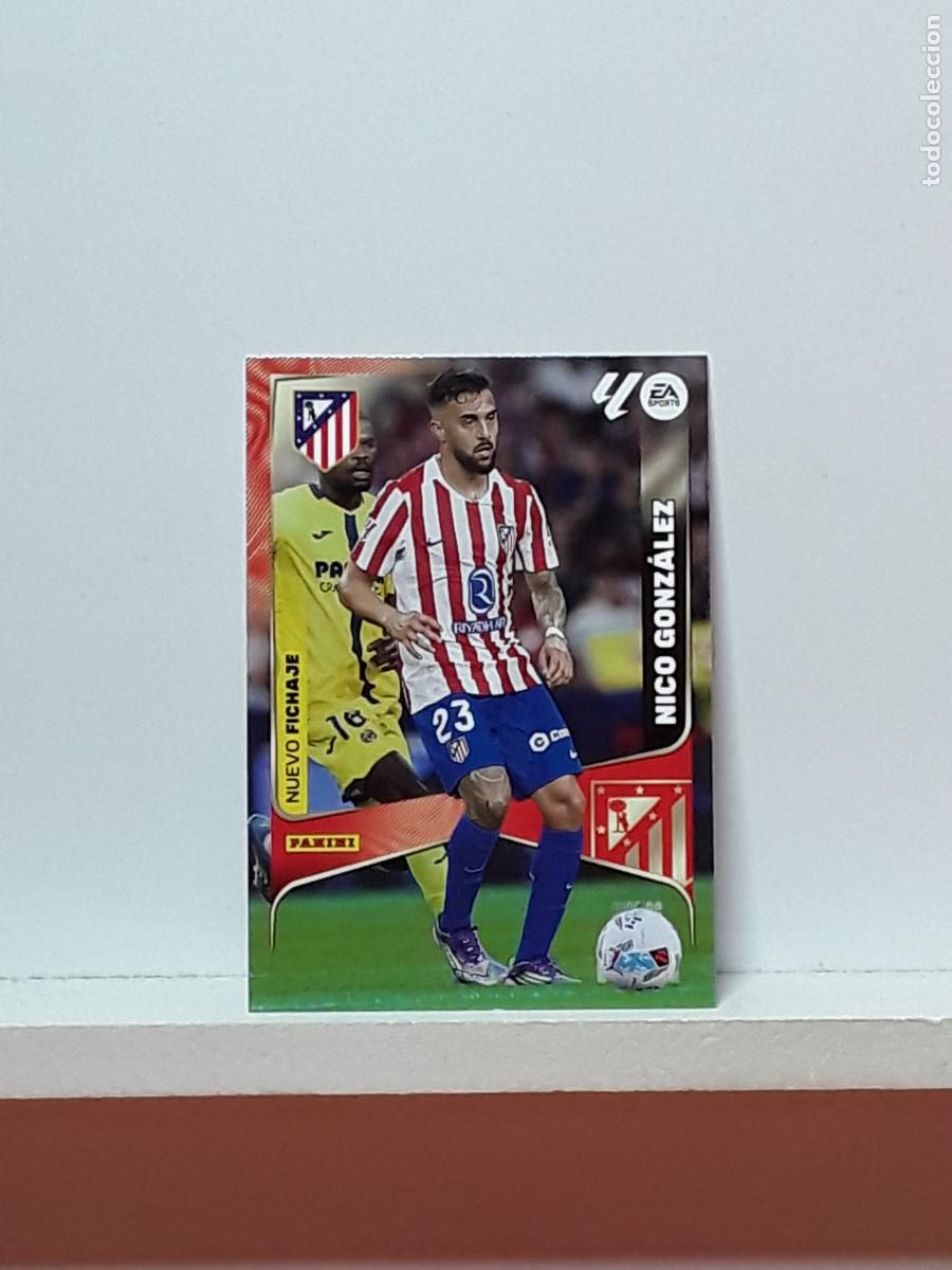 Cromos de F&uacute;tbol: MEGACRACKS 2025 2026 MGK 25 26 ALBUM PANINI LIGA N 504 ATLETICO MADRID TERCERA NICO GONZALEZ