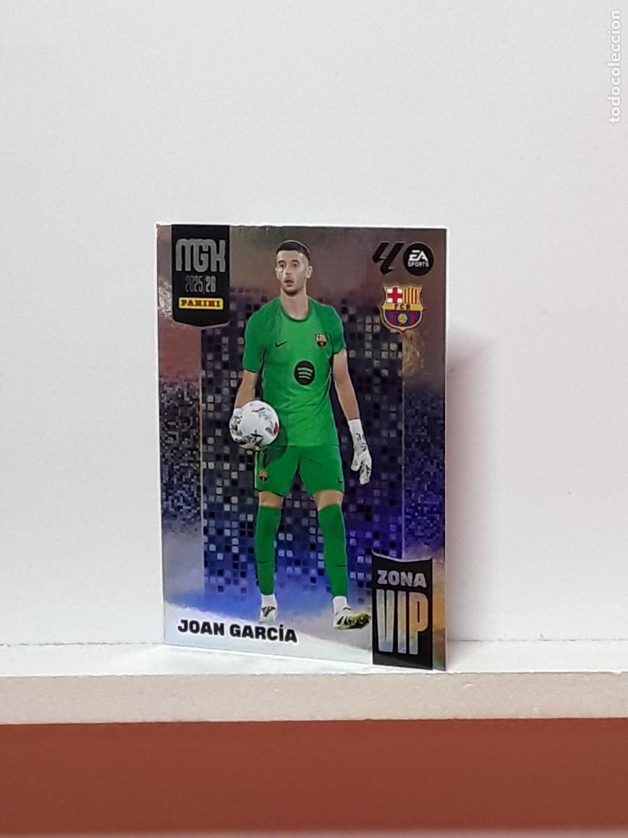 Cromos de F&uacute;tbol: MEGACRACKS 2025 2026 MGK 25 26 ALBUM PANINI LIGA N 512 BARCELONA TERCERA VIP JOAN GARCIA