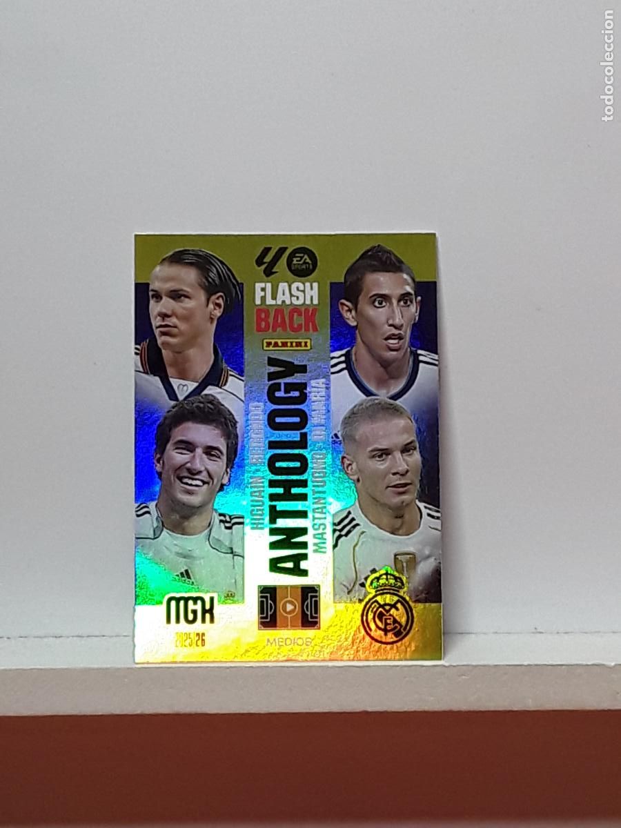 Cromos de F&uacute;tbol: MEGACRACKS 2025 2026 MGK 25 26 ALBUM PANINI LIGA N 519 REAL MADRID REDONDO MARIA HIGUAIN MASTANTUONO