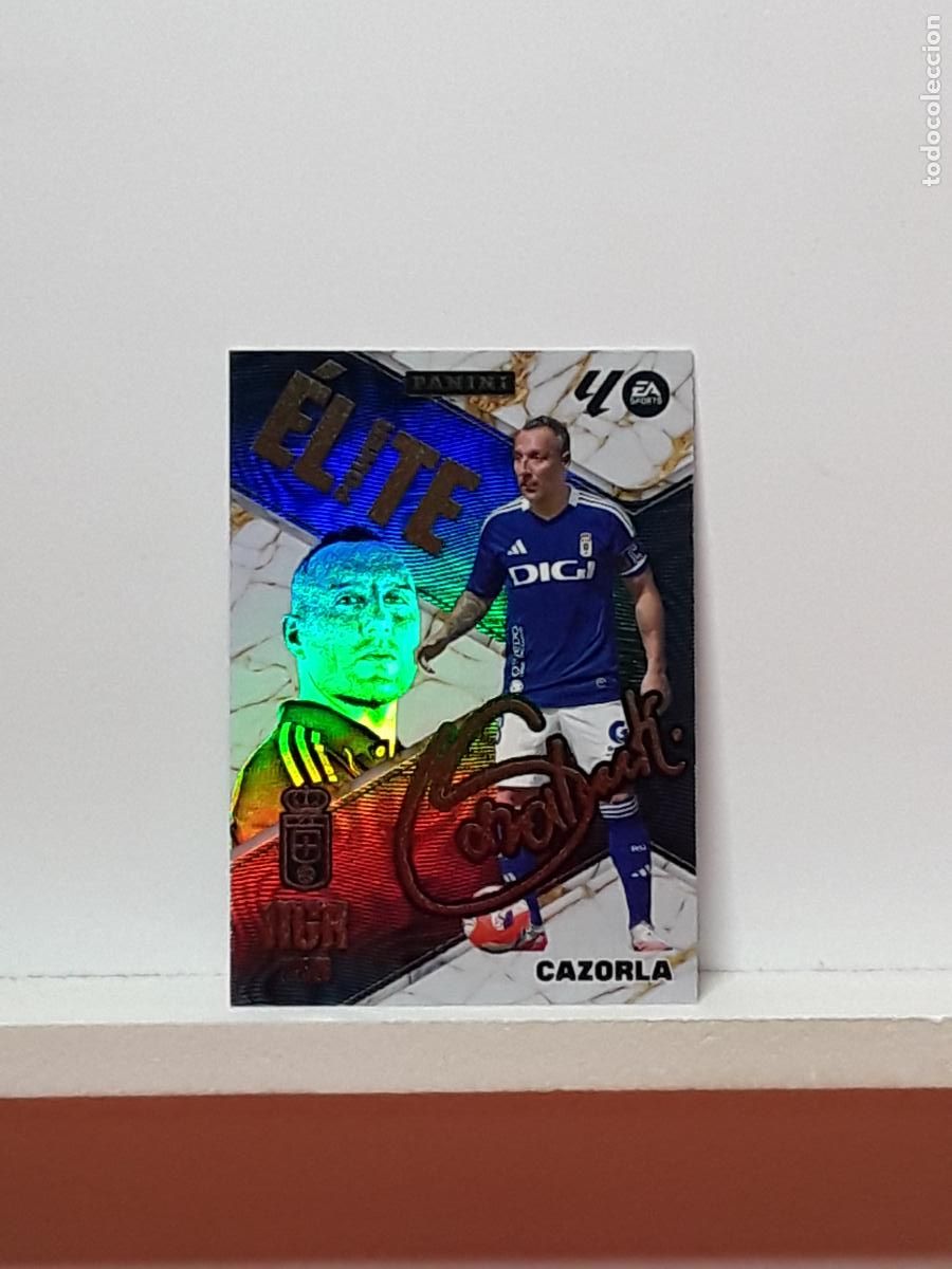 Cromos de F&uacute;tbol: MEGACRACKS 2025 2026 MGK 25 26 ALBUM PANINI LIGA N P507 P 507 OVIEDO POWER ELITE CAZORLA