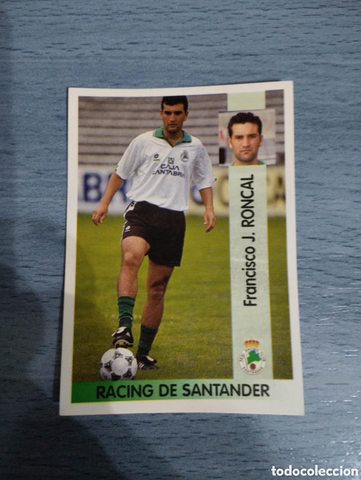 Cromos de F&uacute;tbol: Cromo Panini liga 96 97 roncal 258 Racing de Santander sin pegar