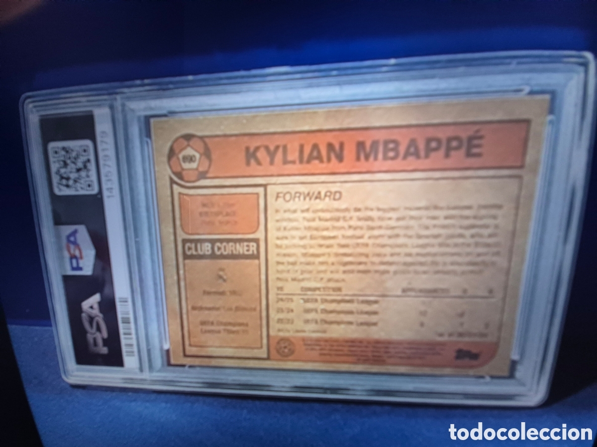 Cromos de f&uacute;tbol: Kyliam Mbappe Real Madrid CF - Foto 2