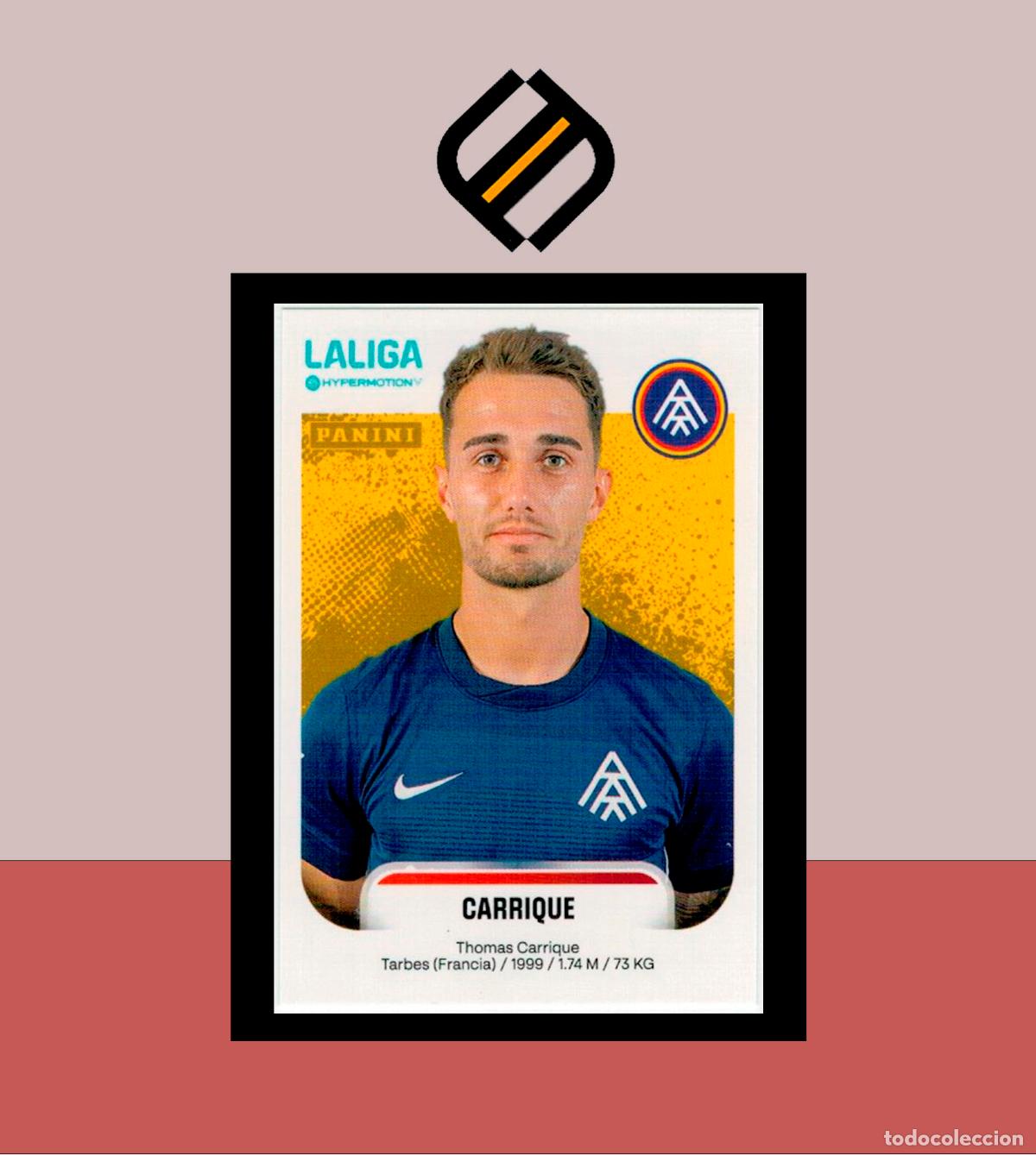 Cromos de F&uacute;tbol: LIGA ESTE 2025 2026 25 26 PANINI N&ordm; 45 CARRIQUE STICKER ANDORRA SEGUNDA DIVISI&Oacute;N HYPERMOTION
