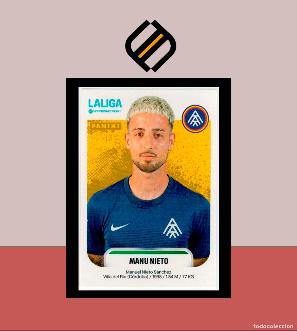 Cromos de F&uacute;tbol: LIGA ESTE 2025 2026 25 26 PANINI N&ordm; 57 MANU NIETO STICKER ANDORRA SEGUNDA DIVISI&Oacute;N HYPERMOTION