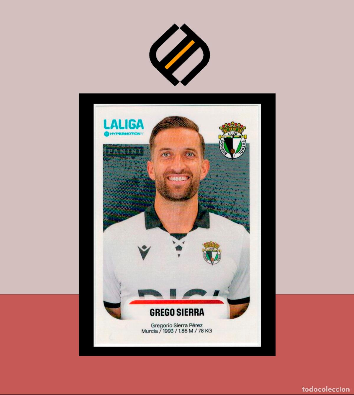 Cromos de F&uacute;tbol: LIGA ESTE 2025 2026 25 26 PANINI N&ordm; 66 GREGO SIERRA BURGOS SEGUNDA DIVISI&Oacute;N HYPERMOTION
