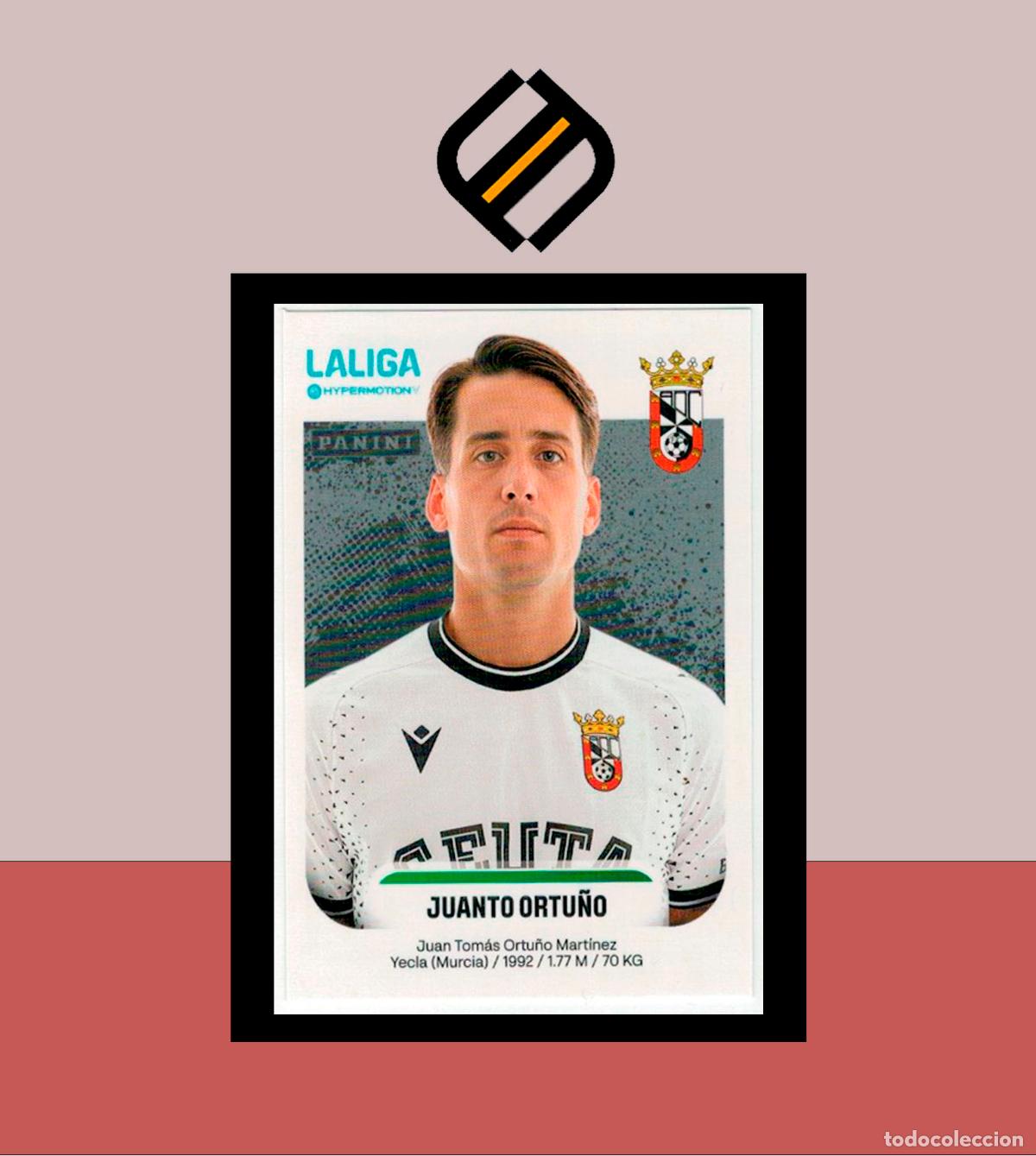 Cromos de F&uacute;tbol: LIGA ESTE 2025 2026 25 26 PANINI N&ordm; 134B JUANTO ORTU&Ntilde;O STICKER CEUTA SEGUNDA DIVISI&Oacute;N HYPERMOTION