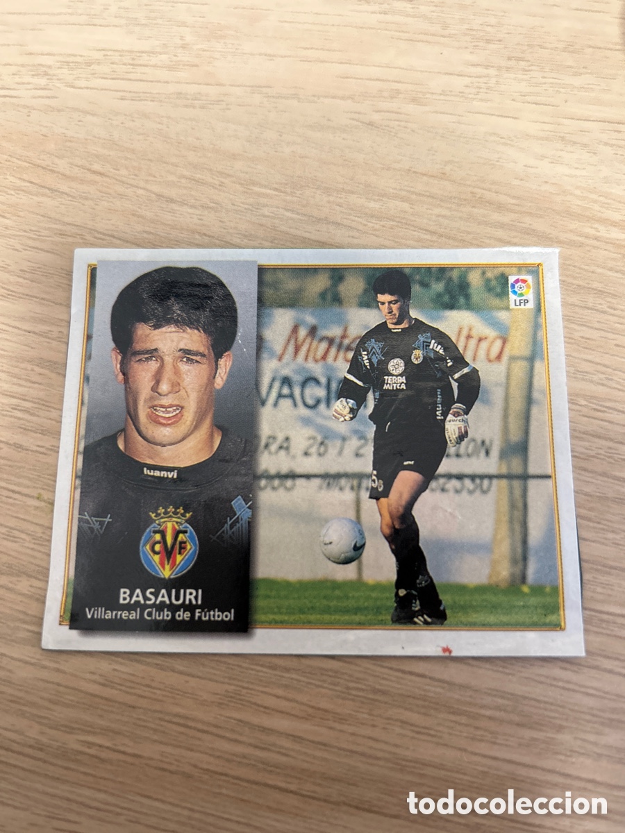 Cromos de F&uacute;tbol: BASAURI VILLARREAL FICHAJE 17 LIGA ESTE 1998 1999 98 99 DESPEGADO