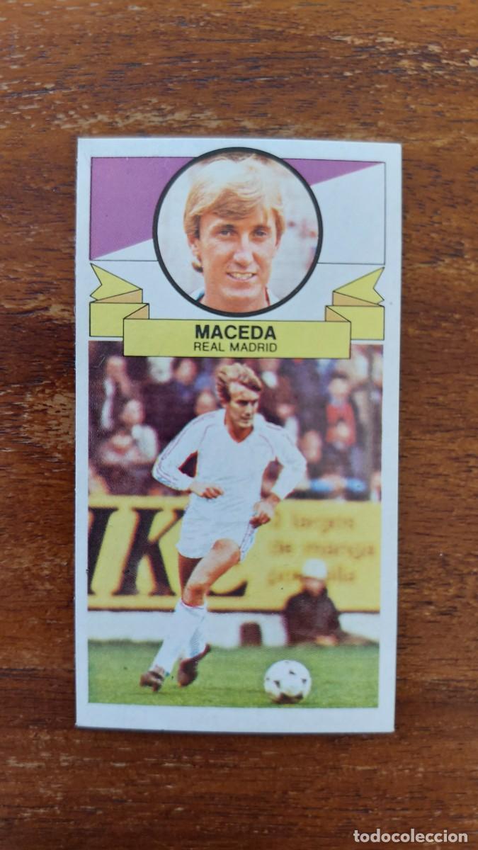 Fu&szlig;ball-Sticker: Maceda ( Real Madrid ) sin publicidad ESTE 85/86 Fichaje 12 Sin Pegar Nuevo