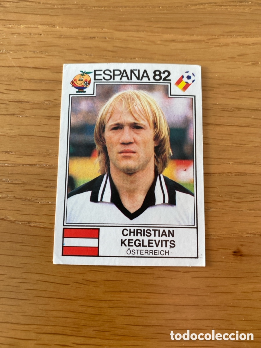 Cromos de F&uacute;tbol: Cromo panini mundial Espa&ntilde;a 82 n&uacute;mero 144 Keglevits - Sticker album world cup Spain 1982