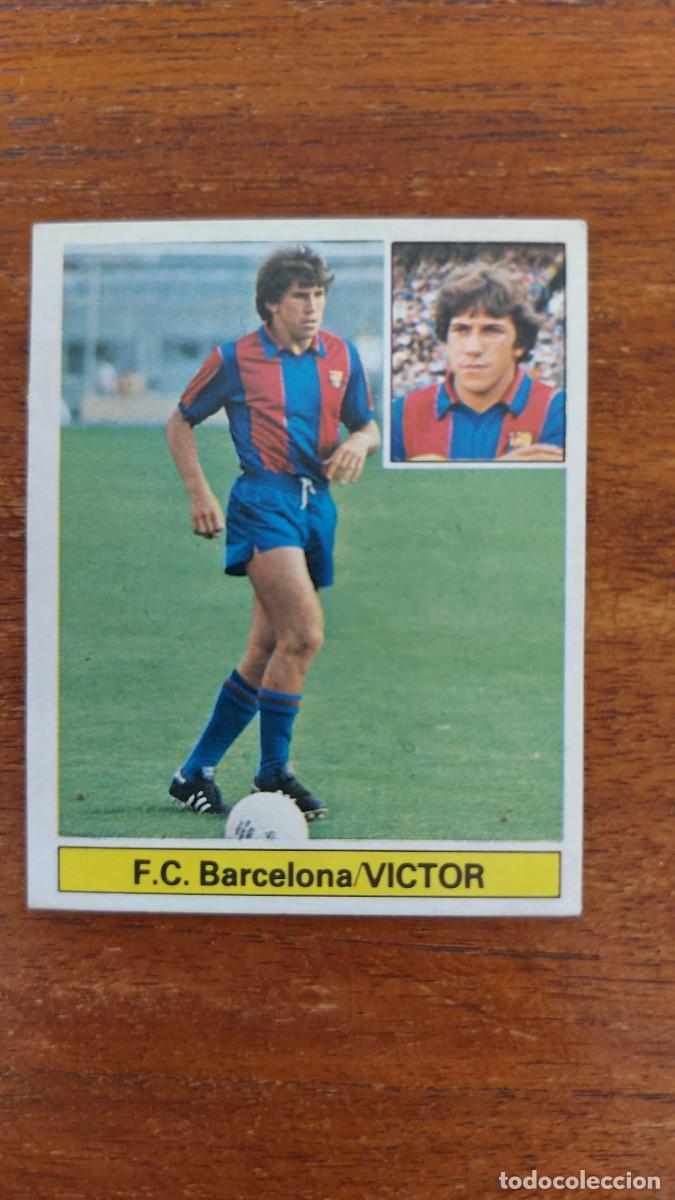 Fu&szlig;ball-Sticker: VICTOR ( F.C. BARCELONA ) ESTE 81/82 1981/82 Ultimos fichajes N&uacute;mero 1 - Sin Pegar Nuevo versi&oacute;n