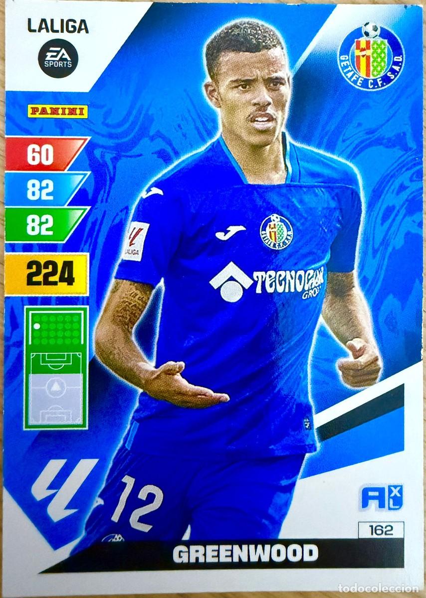 Figurine di Calcio: 162 GREENWOOD GETAFE ADRENALYN XL 23 24 2023 2024 LIGA PANINI CARTAS FUTBOL