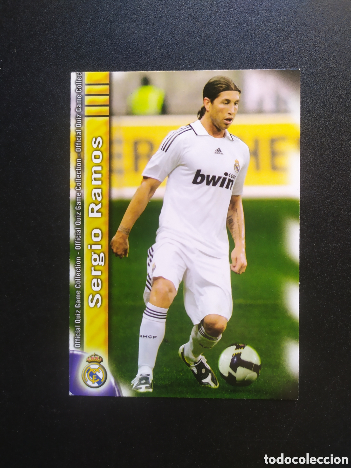Fu&szlig;ball-Sticker: Mundicromo fichas Liga 2009 2010 Sergio Ramos n&deg; 38 Real Madrid