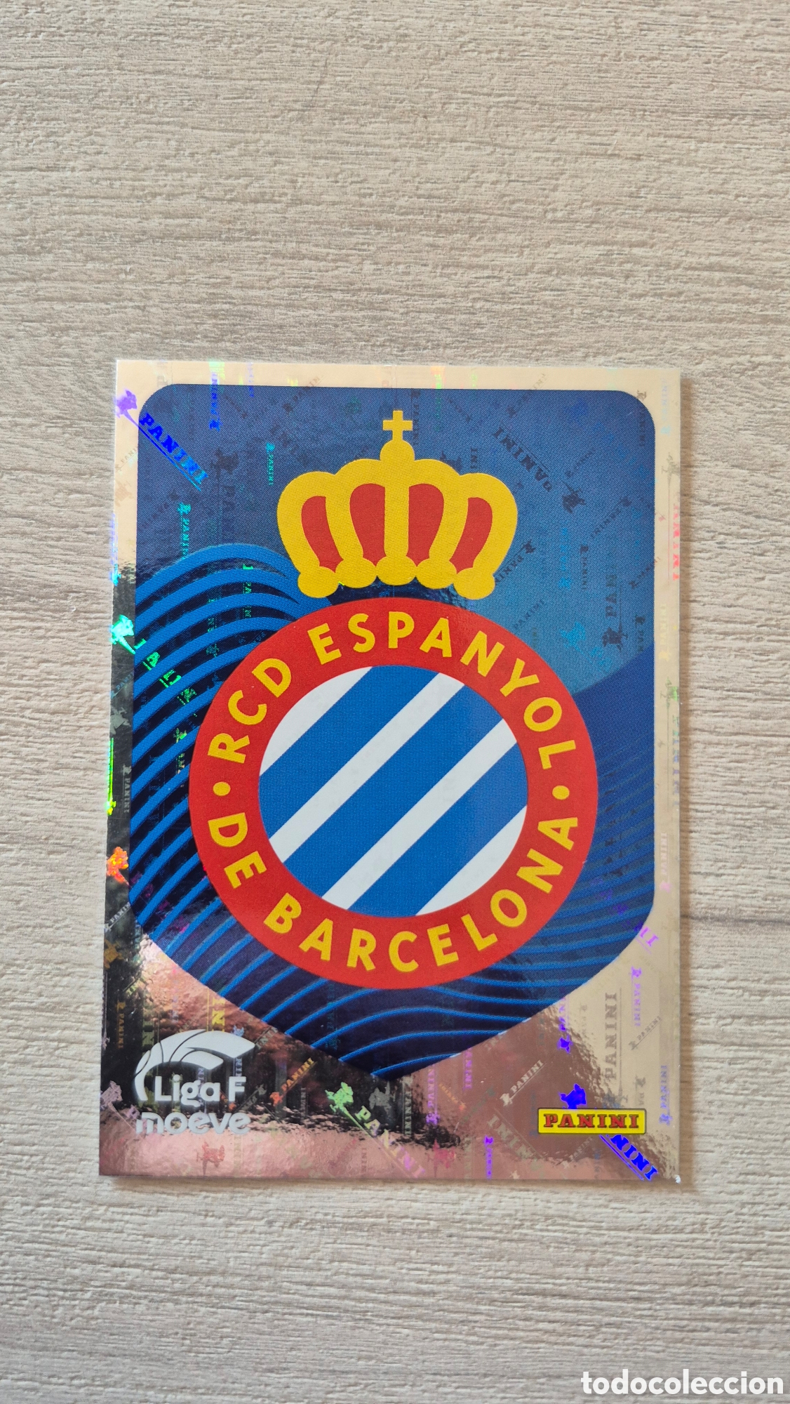 Fu&szlig;ball-Sticker: N&deg;182 Escudo RCD Espanyol Liga Femenina 25/26