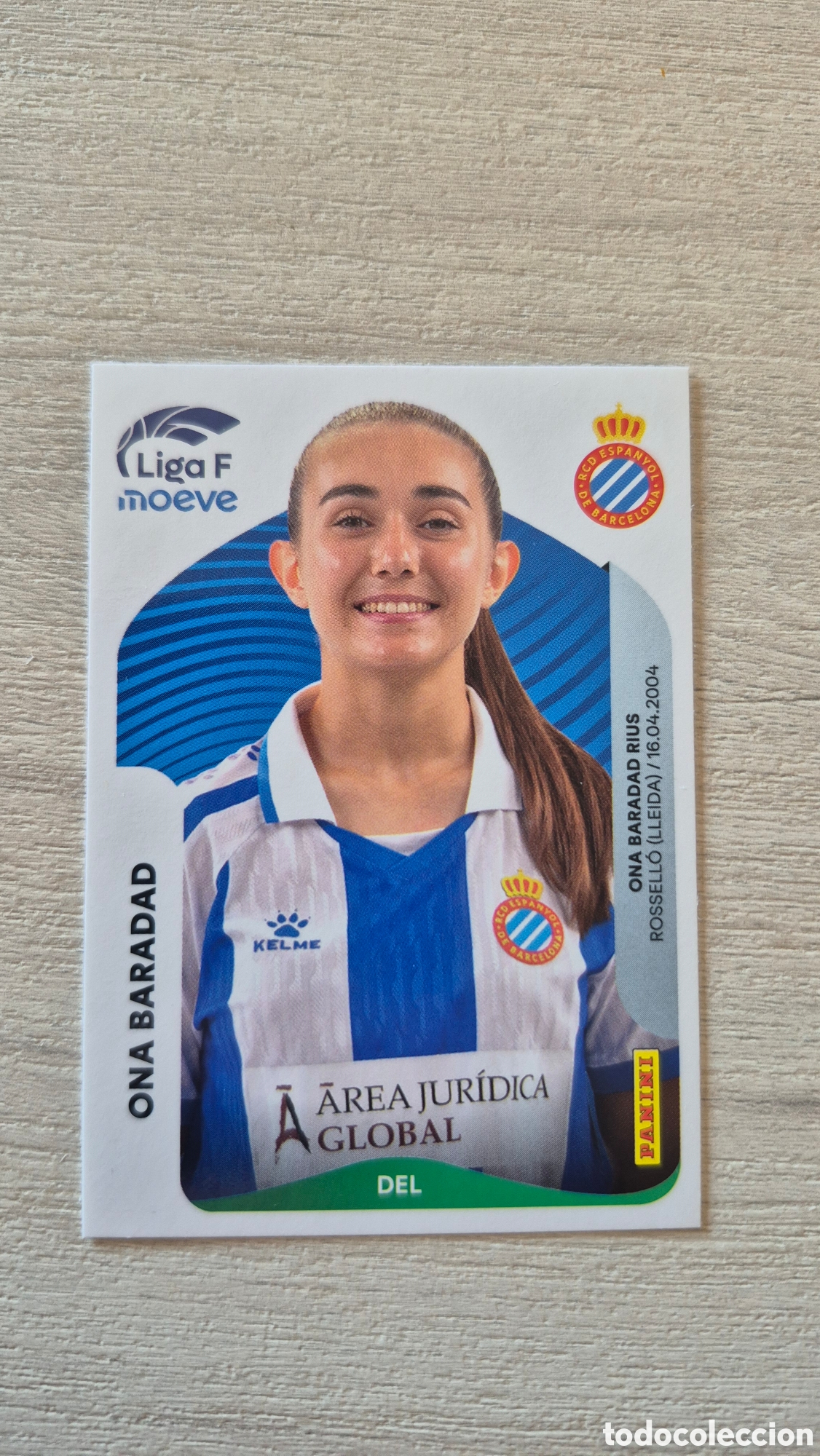 Cromos de Futebol: N&deg;199 RCD Espanyol Ona Baradad Liga Femenina 25/26