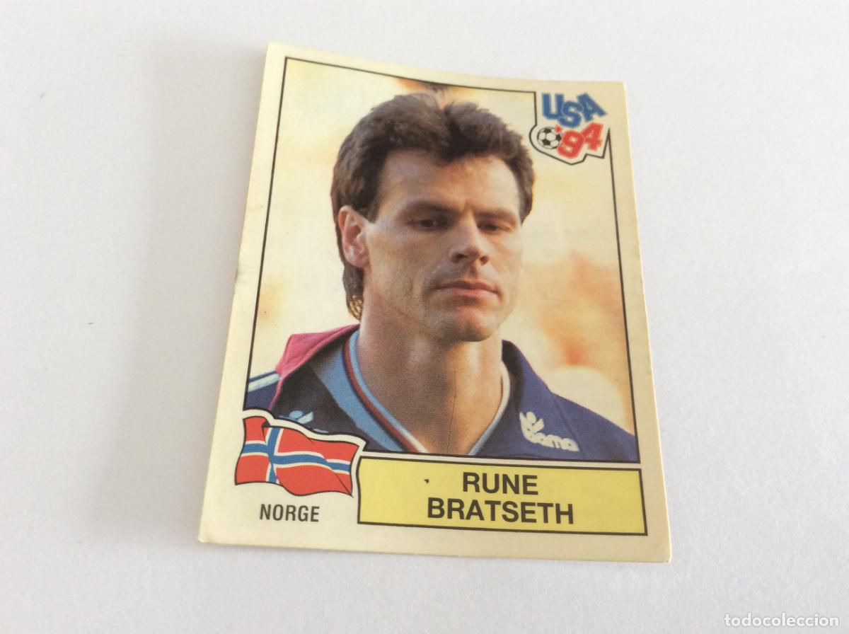 Cromos de F&uacute;tbol: 342 Rune Bratseth Noruega CROMO STICKER USA 1994 PANINI