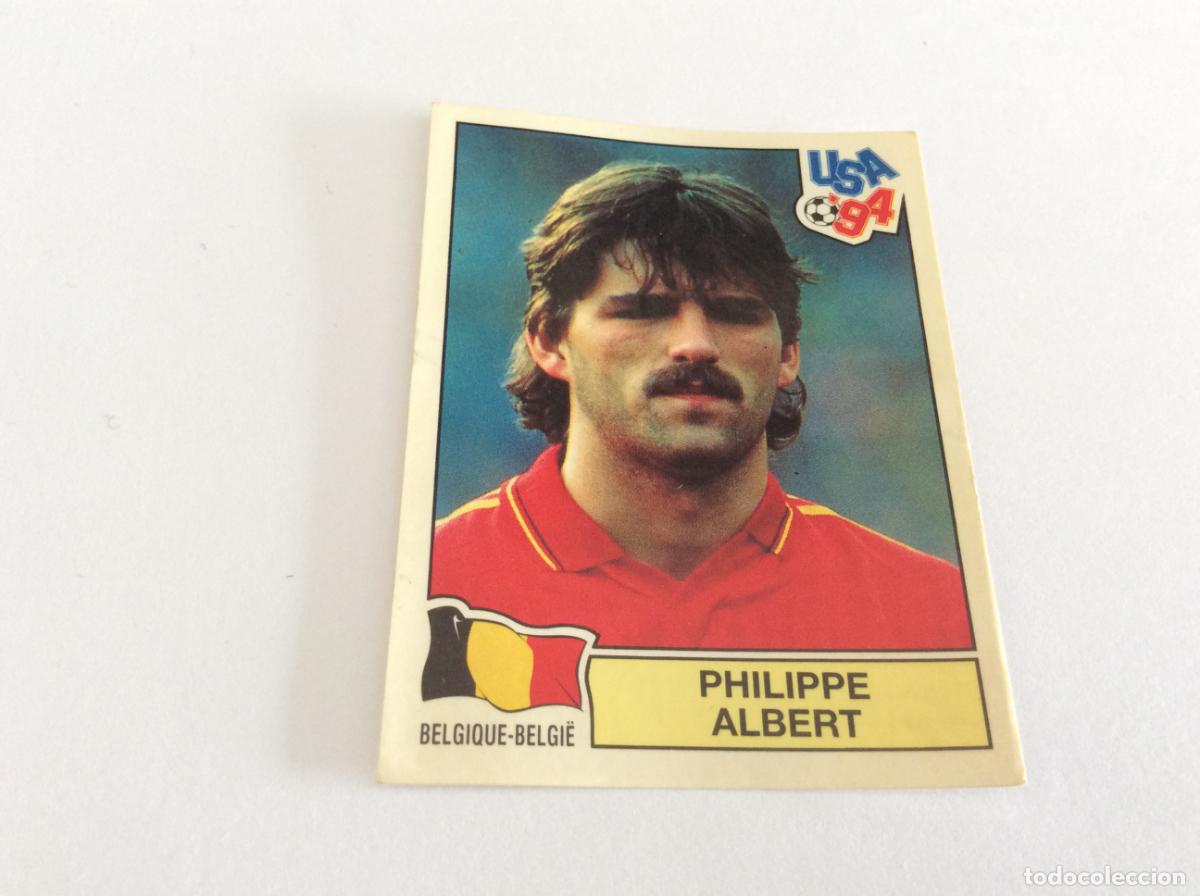Cromos de F&uacute;tbol: 381 Philippe Albert B&eacute;lgica CROMO STICKER USA 1994 PANINI