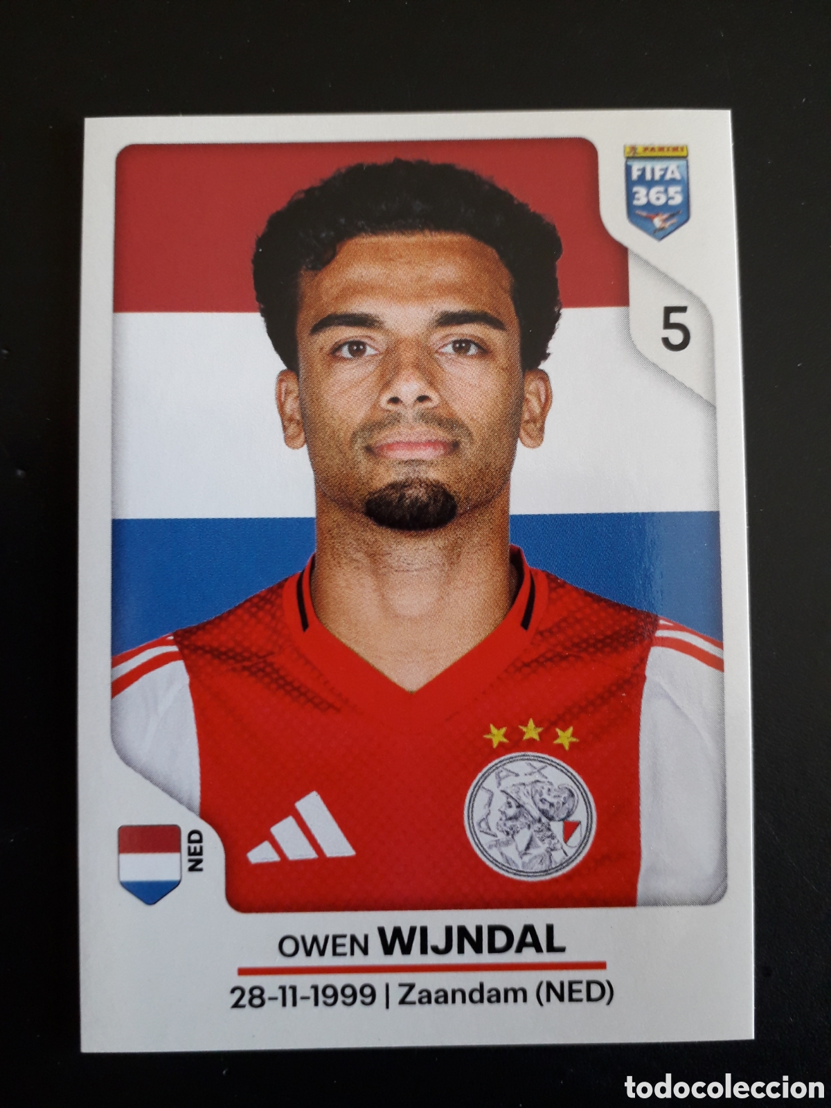 Figurine di Calcio: WIJNDAL AJAX, N&deg; 320 FIFA 365 PANINI STICKER 2026 PEDIDO M&Iacute;NIMO 3&euro;