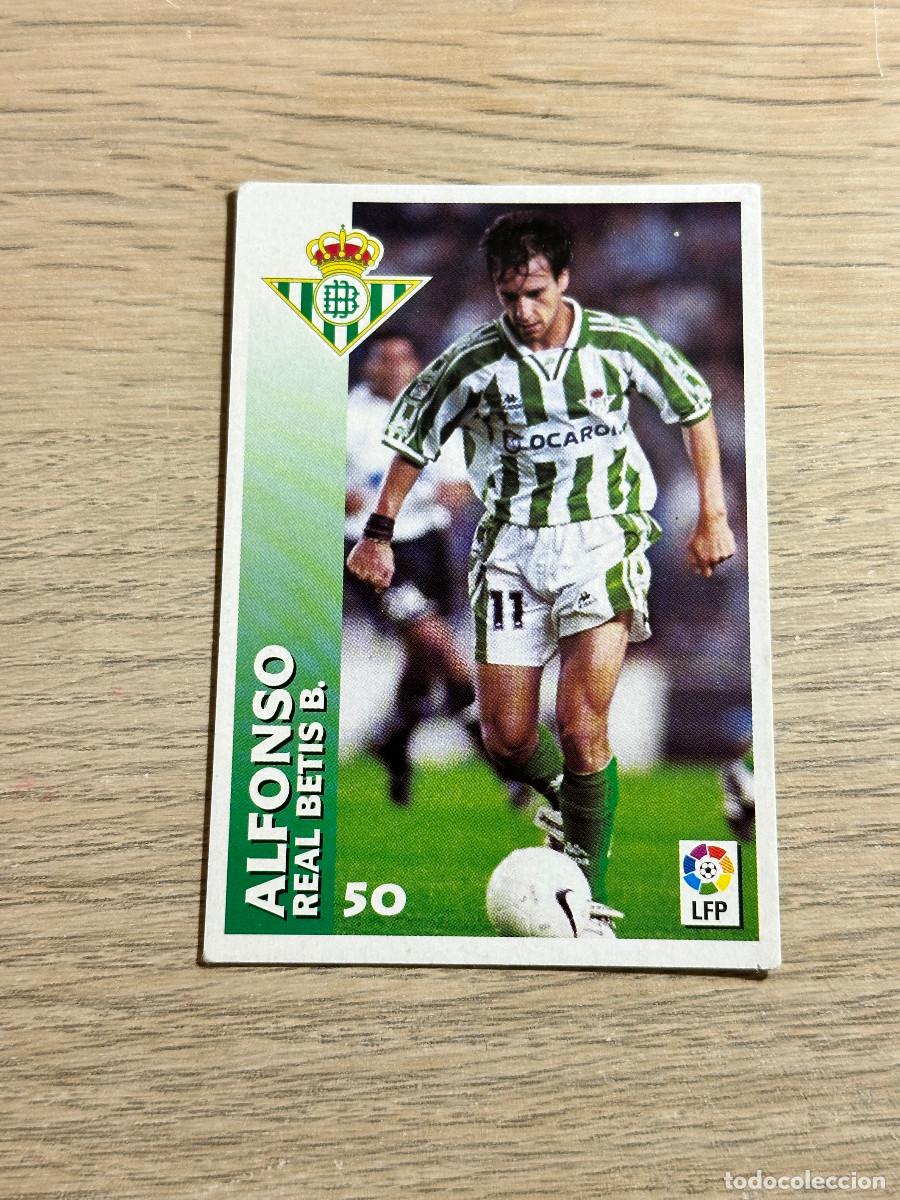 Fu&szlig;ball-Sticker: ALFONSO n&ordm; 50 BETIS CHUPA CHUPS 1998 1999 98 99