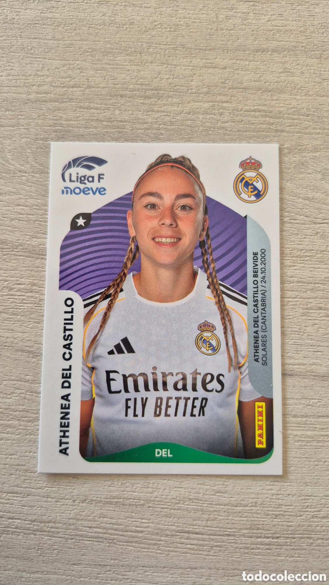 Figurine di Calcio: N&deg;277 Real Madrid Athenea Del Castillo Liga Femenina 25/26