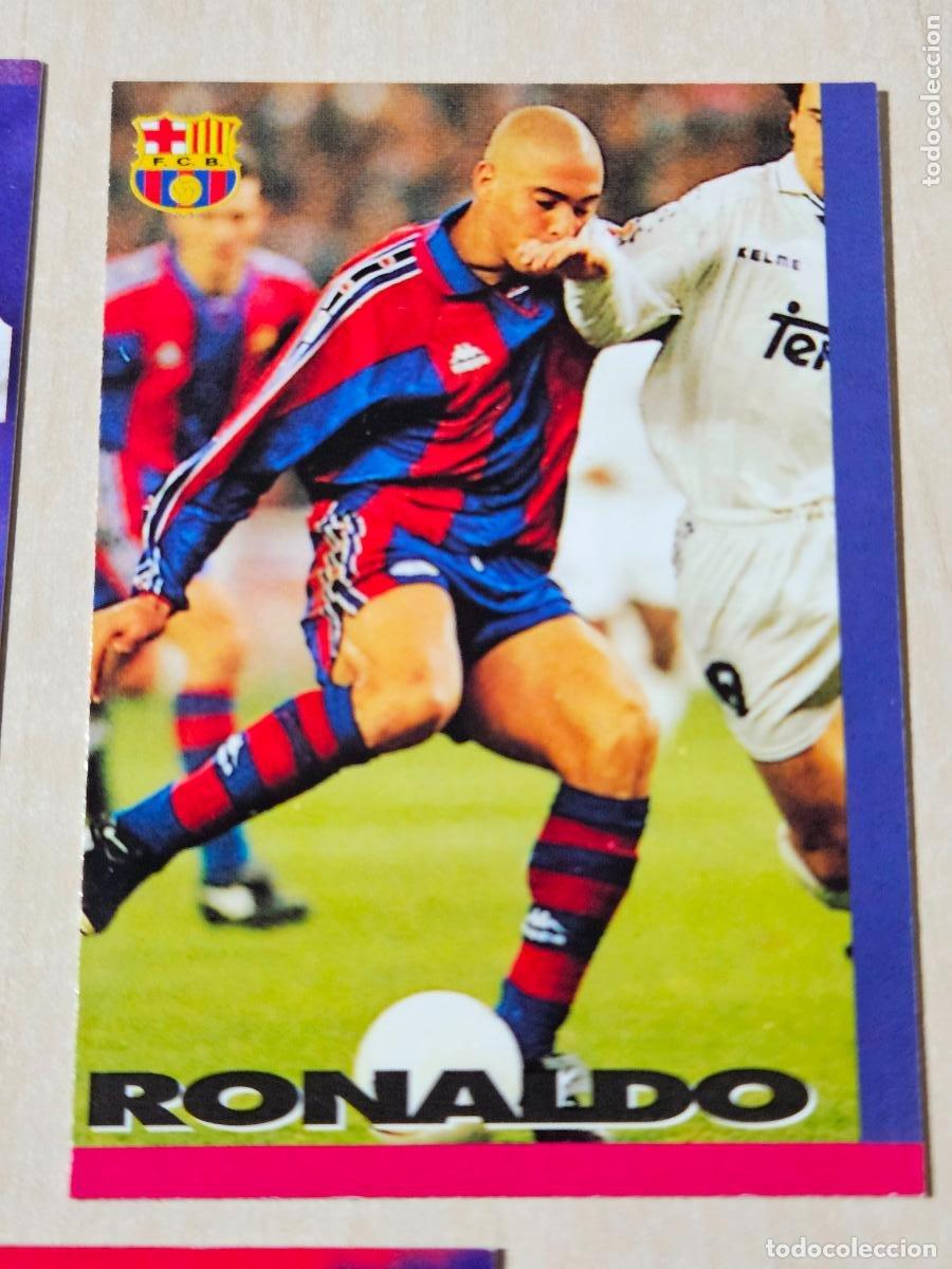 Fu&szlig;ball-Sticker: N&ordm; 68 RONALDO - COLECCION BARCELONA 1996/1997 CARDS 96/97 PANINI - FICHA -