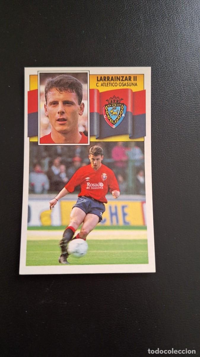 Fu&szlig;ball-Sticker: CROMO DE F&Uacute;TBOL LIGA ESTE LARRAINZAR II OSASUNA SIN PEGAR NUNCA PEGADO 90 91 1990 1991