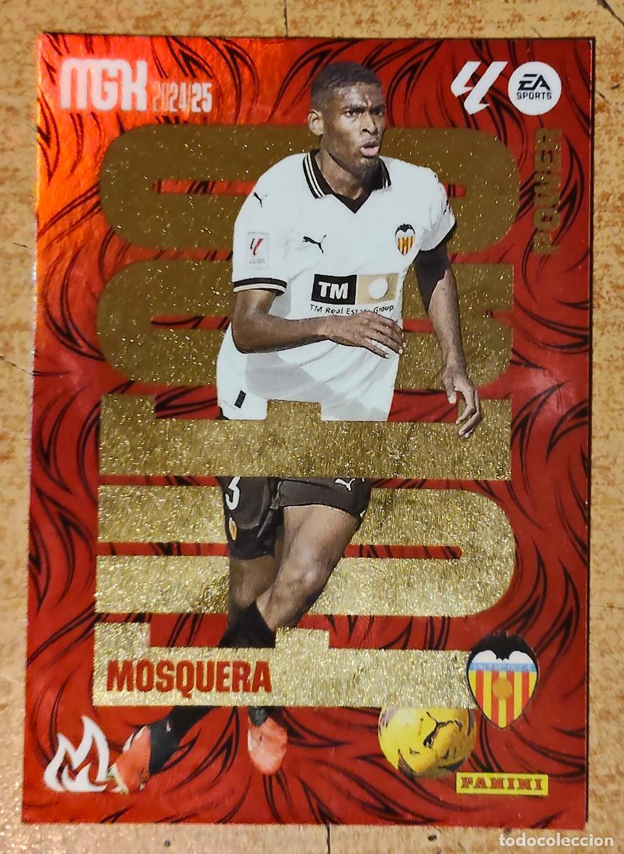 Football Stickers: P385 MOSQUERA FUEGO POWER VALENCIA MEGACRACKS 2024-2025