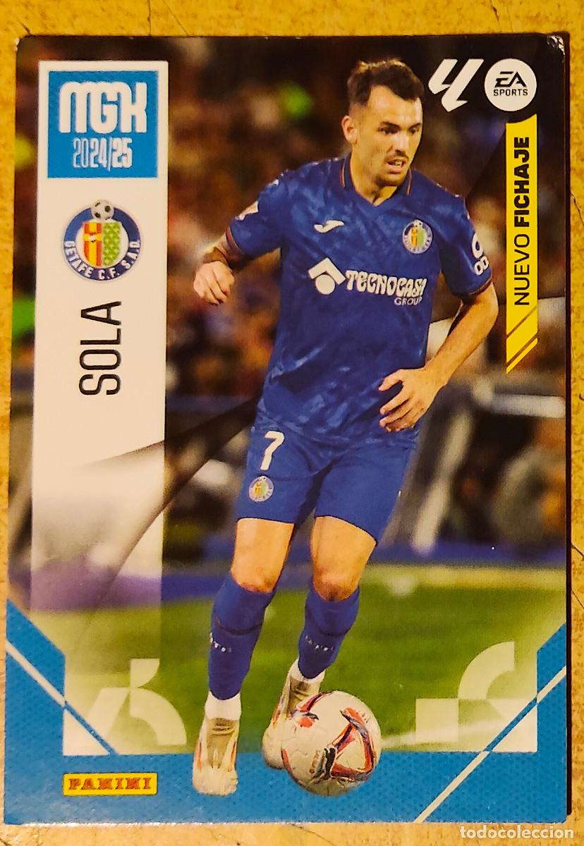 Football Stickers: 445 SOLA NUEVO FICHAJE DEL GETAFE MGK 2024 2025 MEGACRACKS 24 25 PANINI NUEVO