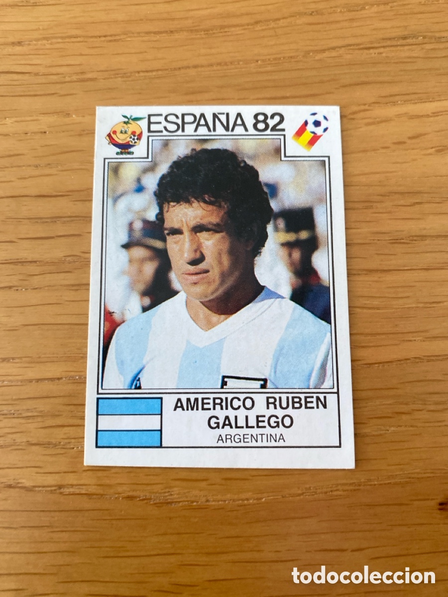 Cromos de F&uacute;tbol: Cromo panini mundial Espa&ntilde;a 82 n&uacute;mero 173 Gallego - Sticker album world cup Spain 1982 Argentina