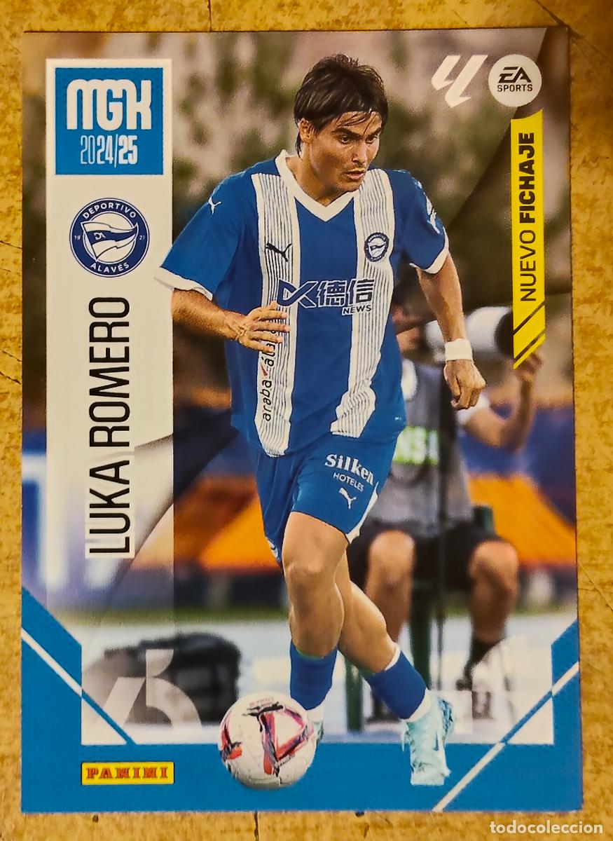 Cromos de F&uacute;tbol: 441 LUKA ROMERO ALAVES FICHAJE 2&ordf; EDICION - PANINI LIGA MEGACRACKS 24 25 2024 2025