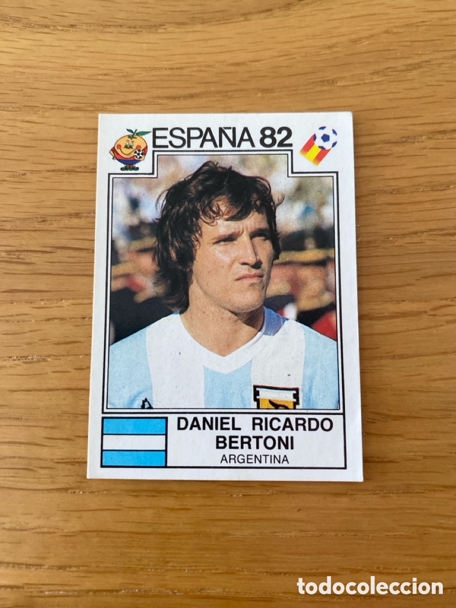 Cromos de F&uacute;tbol: Cromo panini mundial Espa&ntilde;a 82 n&uacute;mero 178 Bertoni - Sticker album world cup Spain 1982