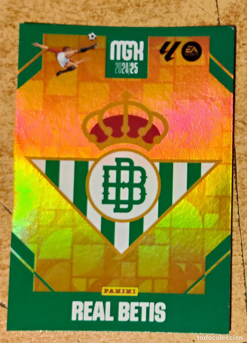 Cartes &agrave; collectionner de Football: CROMO CARD MEGACRACKS LIGA 24 25 2024 2025 MGK PANINI 91 ESCUDO BETIS
