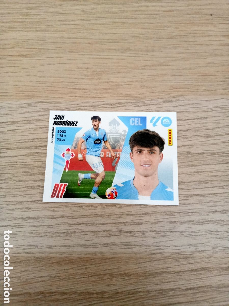 Cromos de Futebol: LIGA ESTE 2025 2026 25 26 N&ordm; 5 JAVI RODRIGUEZ CELTA NUEVO SIN PEGAR