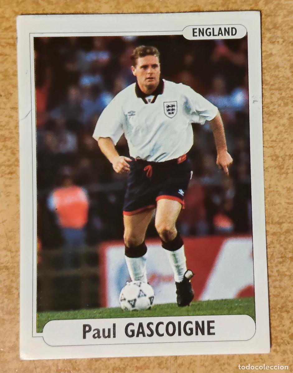 Fu&szlig;ball-Sticker: N&ordm; 21 PAUL GASCOIGNE, INGLATERRA - EUROCOPA INGLATERRA 1996 EURO FOOT 96 EDITORIAL DS