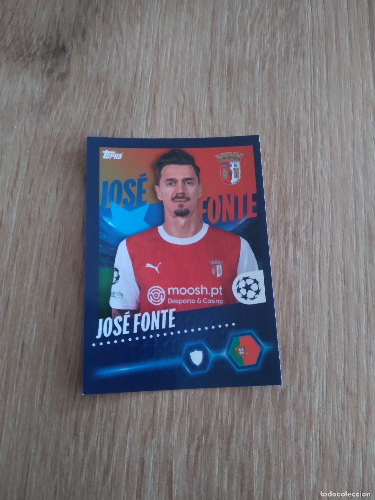 Cromos de F&uacute;tbol: 619 JOSE FONTE BRAGA CROMO FUTBOL UEFA CHAMPIONS LEAGUE 23-24 TOPPS 2023-2024