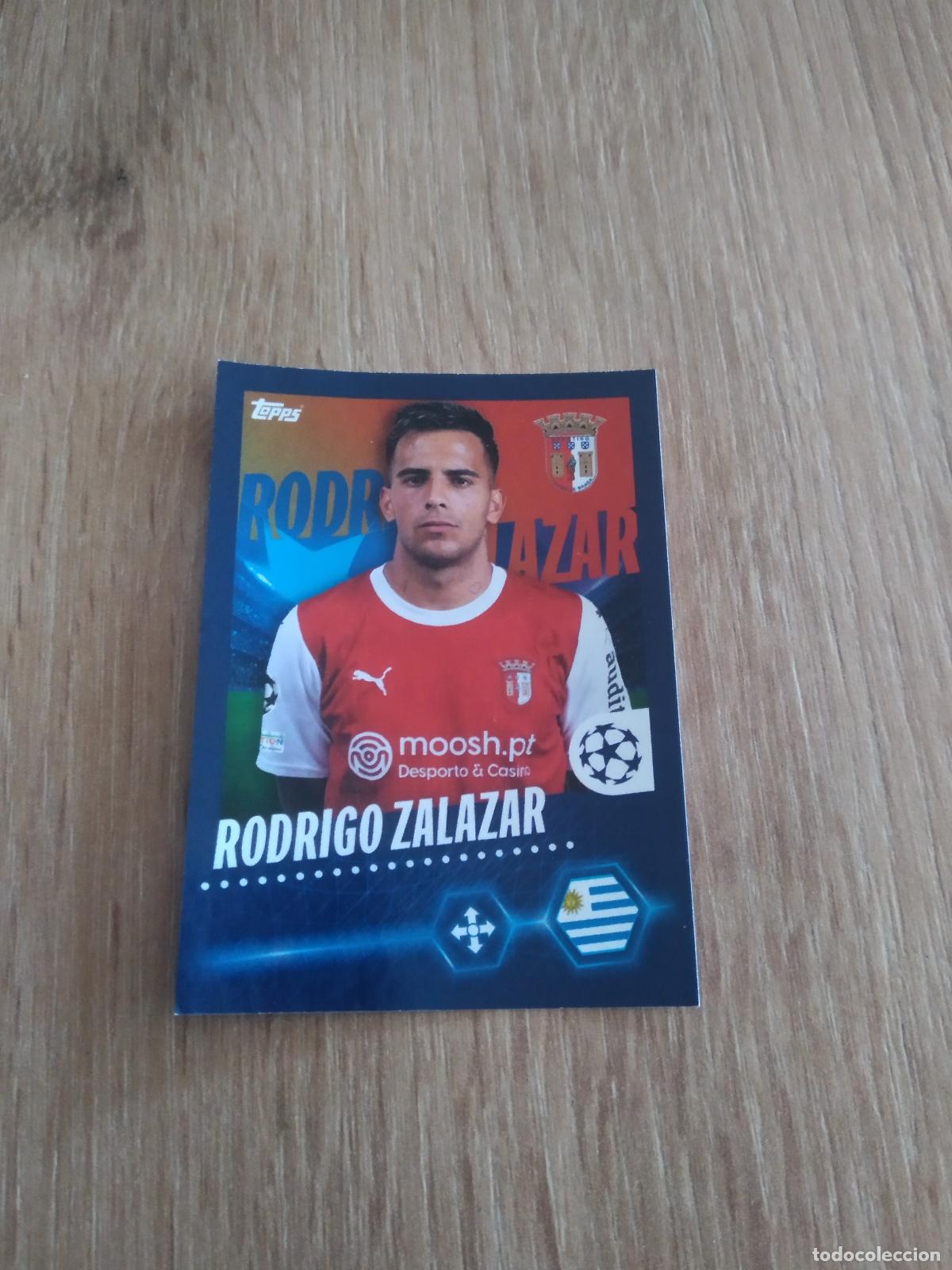 Cromos de F&uacute;tbol: 623 RODRIGO ZALAZAR BRAGA CROMO FUTBOL UEFA CHAMPIONS LEAGUE 23-24 TOPPS 2023-2024