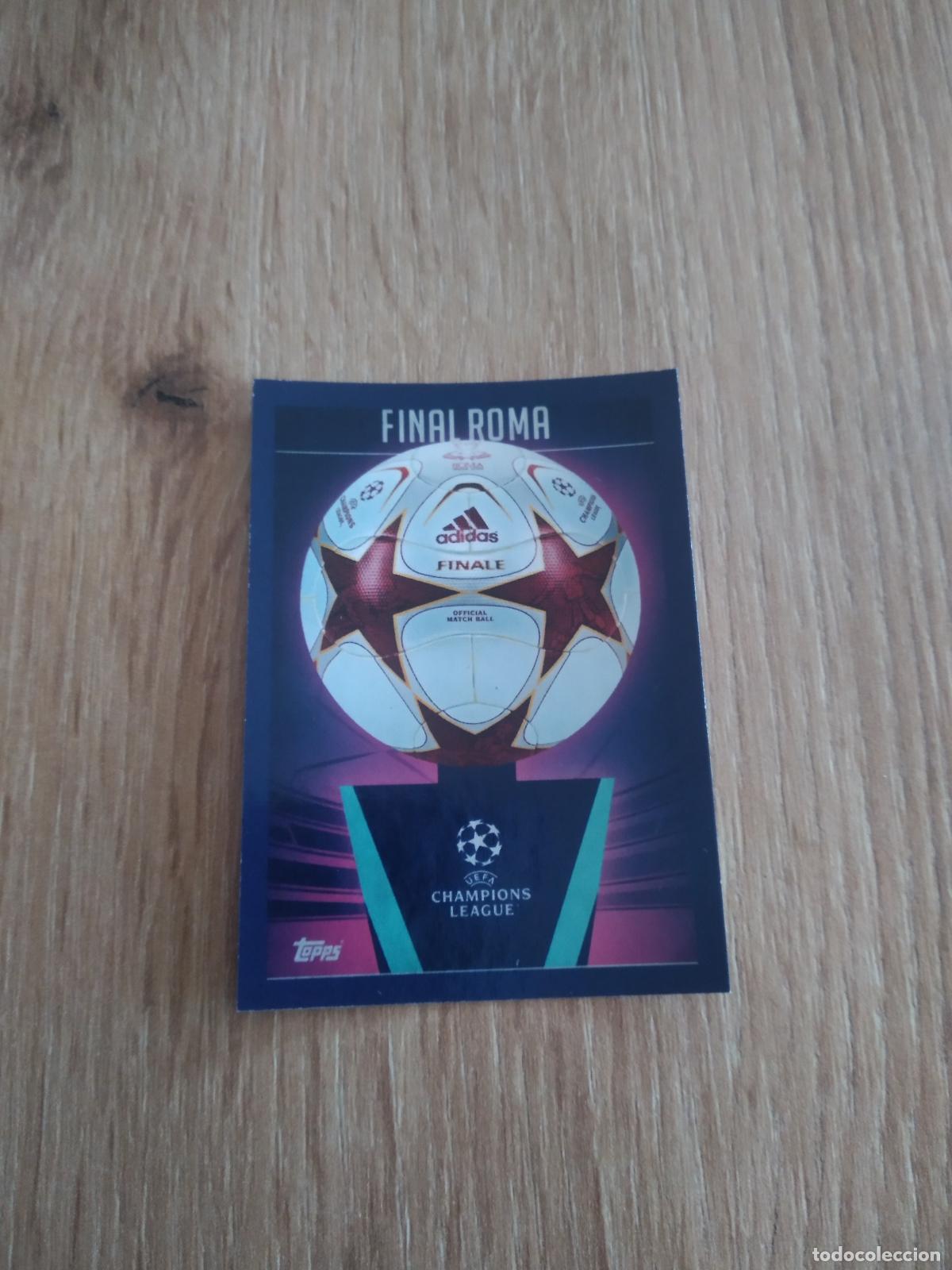 Cromos de f&uacute;tbol: 644 BALON PELOTA ADIDAS FINAL ROMA CROMO FUTBOL UEFA CHAMPIONS LEAGUE 23-24 TOPPS 2023-2024