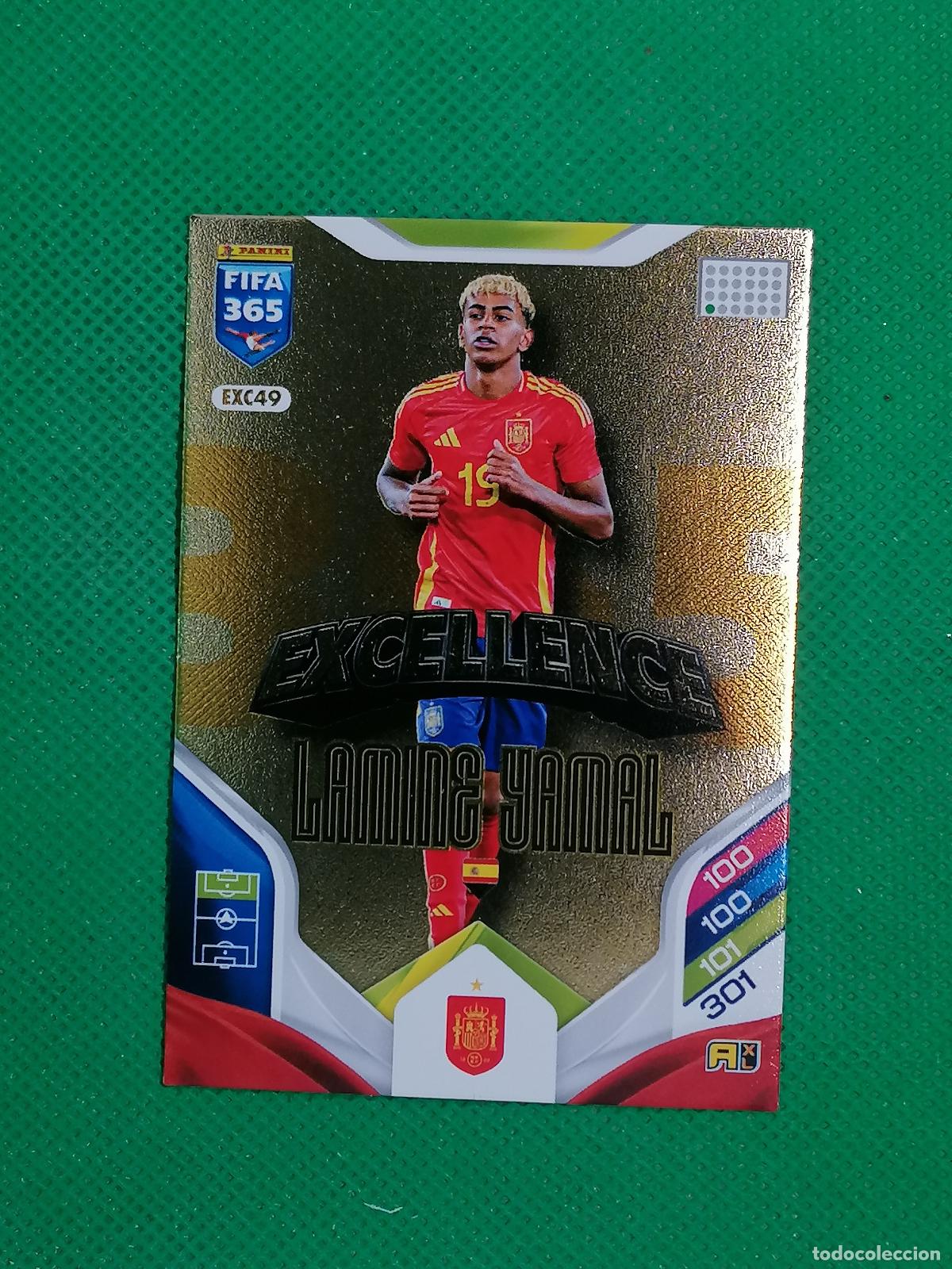 Cromos de F&uacute;tbol: EXC 49 EXC49 LAMINE YAMAL ESPA&Ntilde;A SPAIN EXCELLENCE ⚽ PANINI ADRENALYN FIFA 365 2025 2026 25 26 ⚽