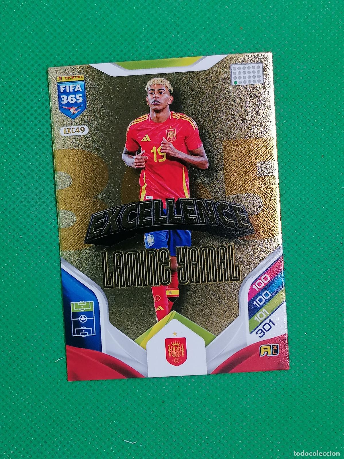 Cromos de F&uacute;tbol: EXC 49 EXC49 LAMINE YAMAL ESPA&Ntilde;A SPAIN EXCELLENCE ⚽ PANINI ADRENALYN FIFA 365 2025 2026 25 26 ⚽