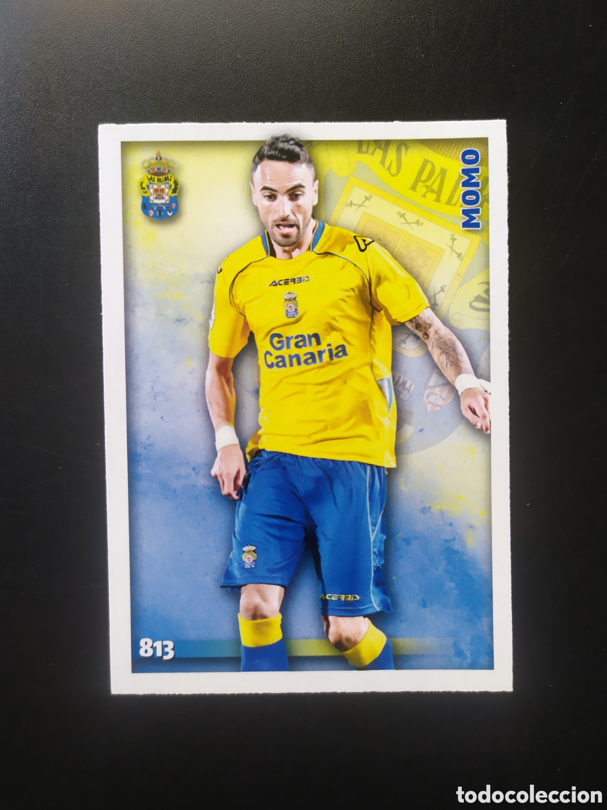 Football Stickers: Mundicromo fichas Liga 2014 2015 14 15 Momo n&deg; 813 Las Palmas