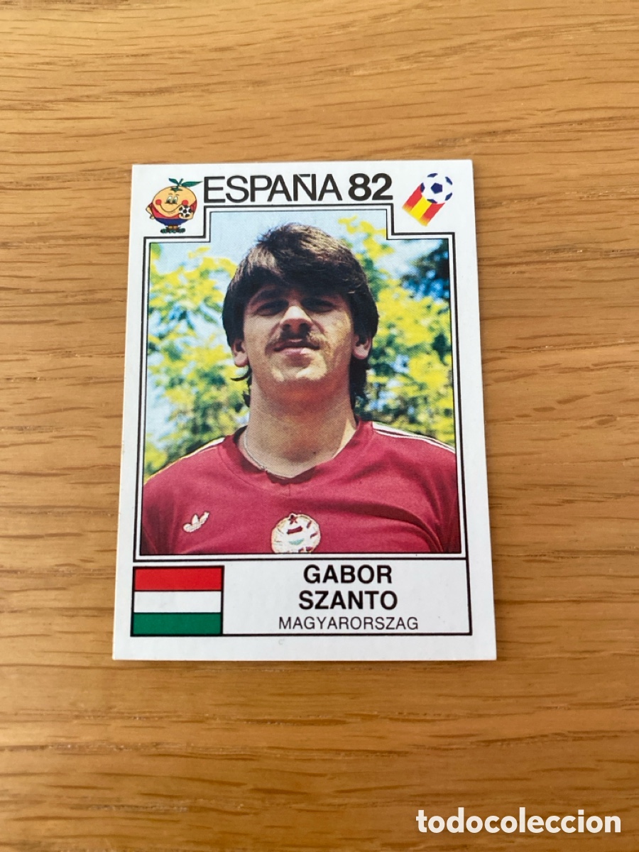 Cromos de F&uacute;tbol: Cromo panini mundial Espa&ntilde;a 82 n&uacute;mero 186 Szanto - Sticker album world cup Spain 1982