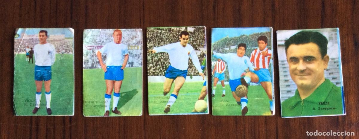 5 Cromos Fútbol Años 60 Real Zaragoza Marcelino Irasi Yarza Violeta Enderiz