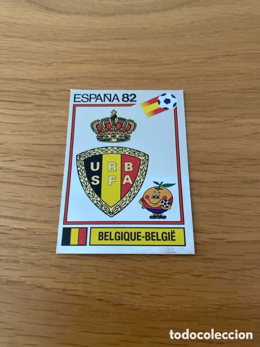 Fu&szlig;ball-Sticker: Cromo panini mundial Espa&ntilde;a 82 n&uacute;mero 200 escudo B&eacute;lgica - Sticker album world cup Spain 1982 badge