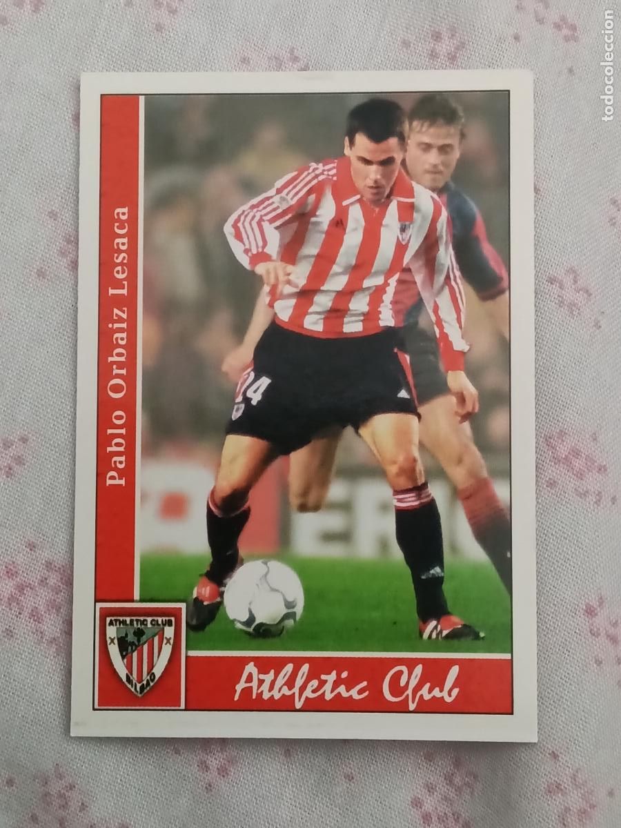 Cromos de F&uacute;tbol: 481 ORBAIZ FICHAS +I. ATHLETIC CLUB BILBAO. LIGA 2002 MUNDICROMO