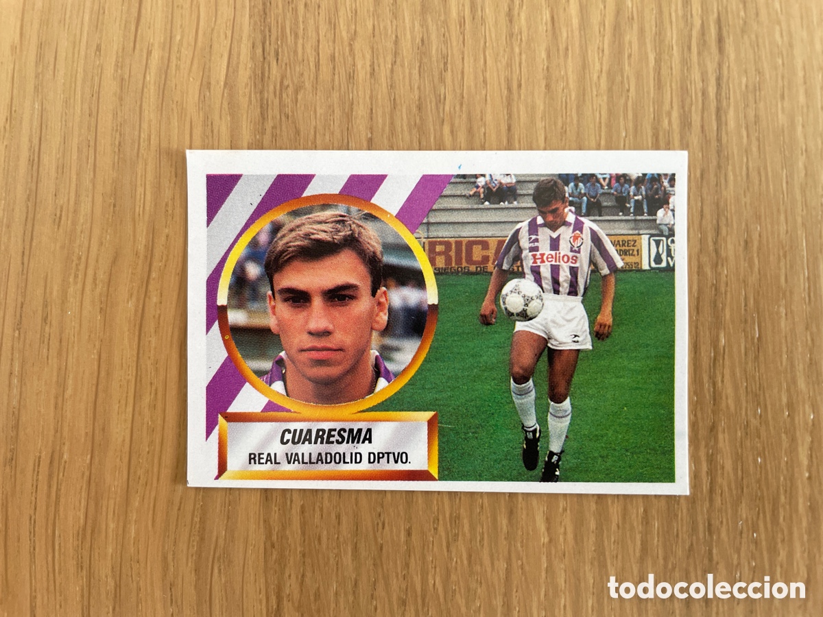 Figurine di Calcio: CUARESMA VALLADOLID ESTE 1988/1989 88 89