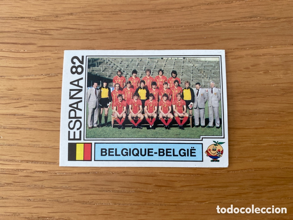 Cromos de F&uacute;tbol: Cromo panini mundial Espa&ntilde;a 82 n&uacute;mero 201 Belgium - Sticker album world cup Spain 1982