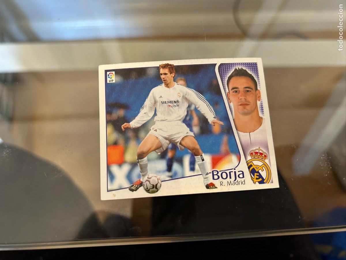 Cromos de F&uacute;tbol: BORJA REAL MADRID ESTE 2004 2005 NO PEGADO