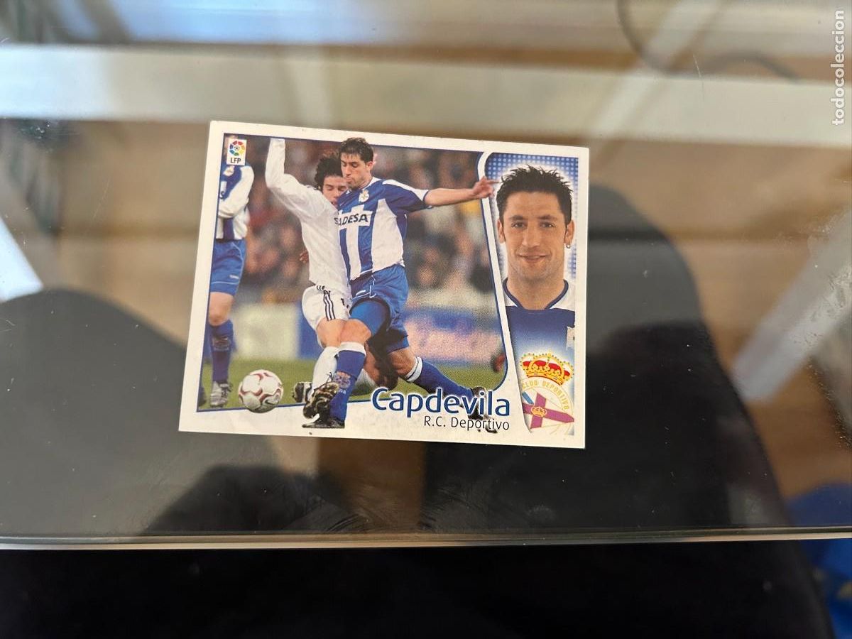 Cromos de F&uacute;tbol: capdevila deportivo 2004 2005 no pegado